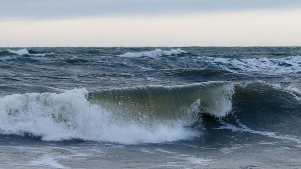 Штормовые волны на Балтийском море, архивное фото - Sputnik Литва