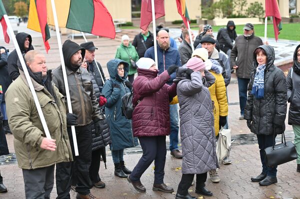На акцию протеста вышло около 2,5 тысячи человек. - Sputnik Литва