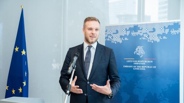 Министр иностранных дел Литвы Габриэлюс Ландсбергис  - Sputnik Литва