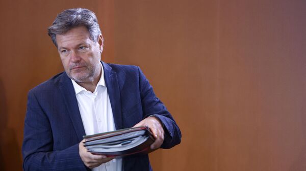 Вице-канцлер и министр экономики Германии Роберт Хабек - Sputnik Литва