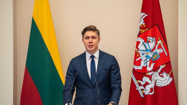 Председатель Социал-демократической партии Литвы (СДПЛ) Миндаугас Синкявичюс - Sputnik Литва