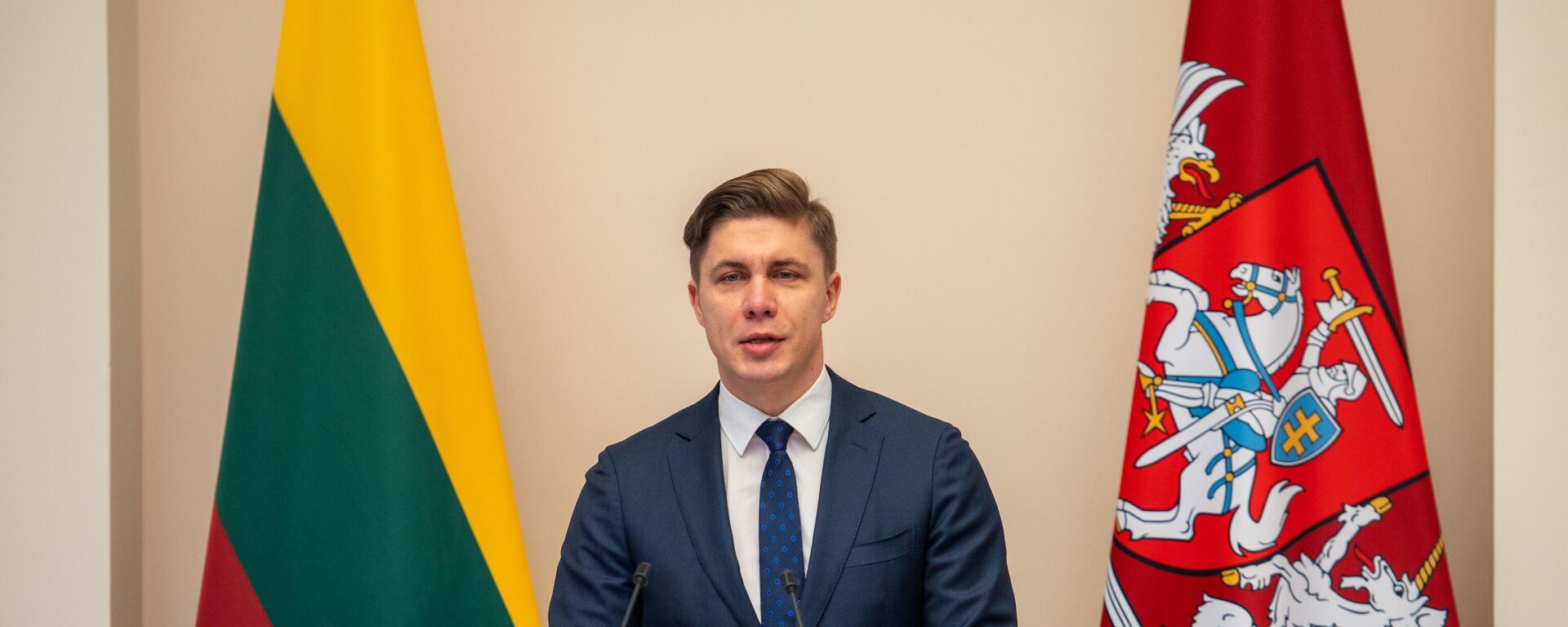 Председатель Социал-демократической партии Литвы (СДПЛ) Миндаугас Синкявичюс - Sputnik Литва, 1920, 27.01.2026