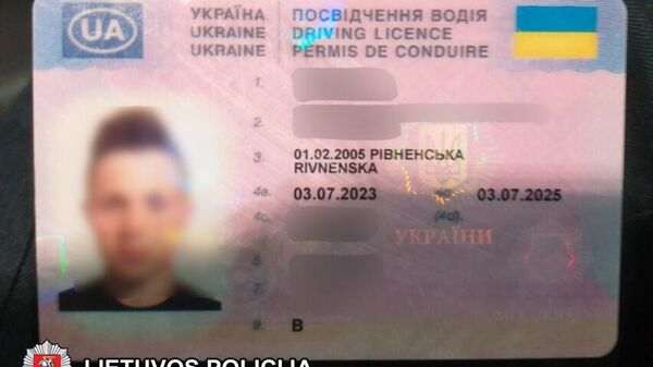Поддельные водительские права - Sputnik Литва