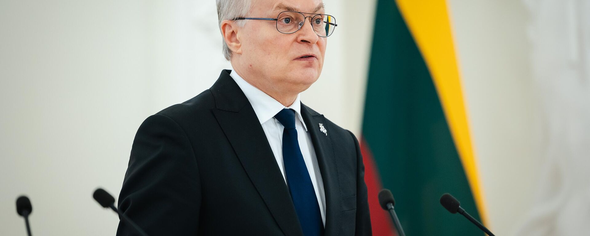 Президент Литвы Гитанас Науседа - Sputnik Литва, 1920, 11.12.2023