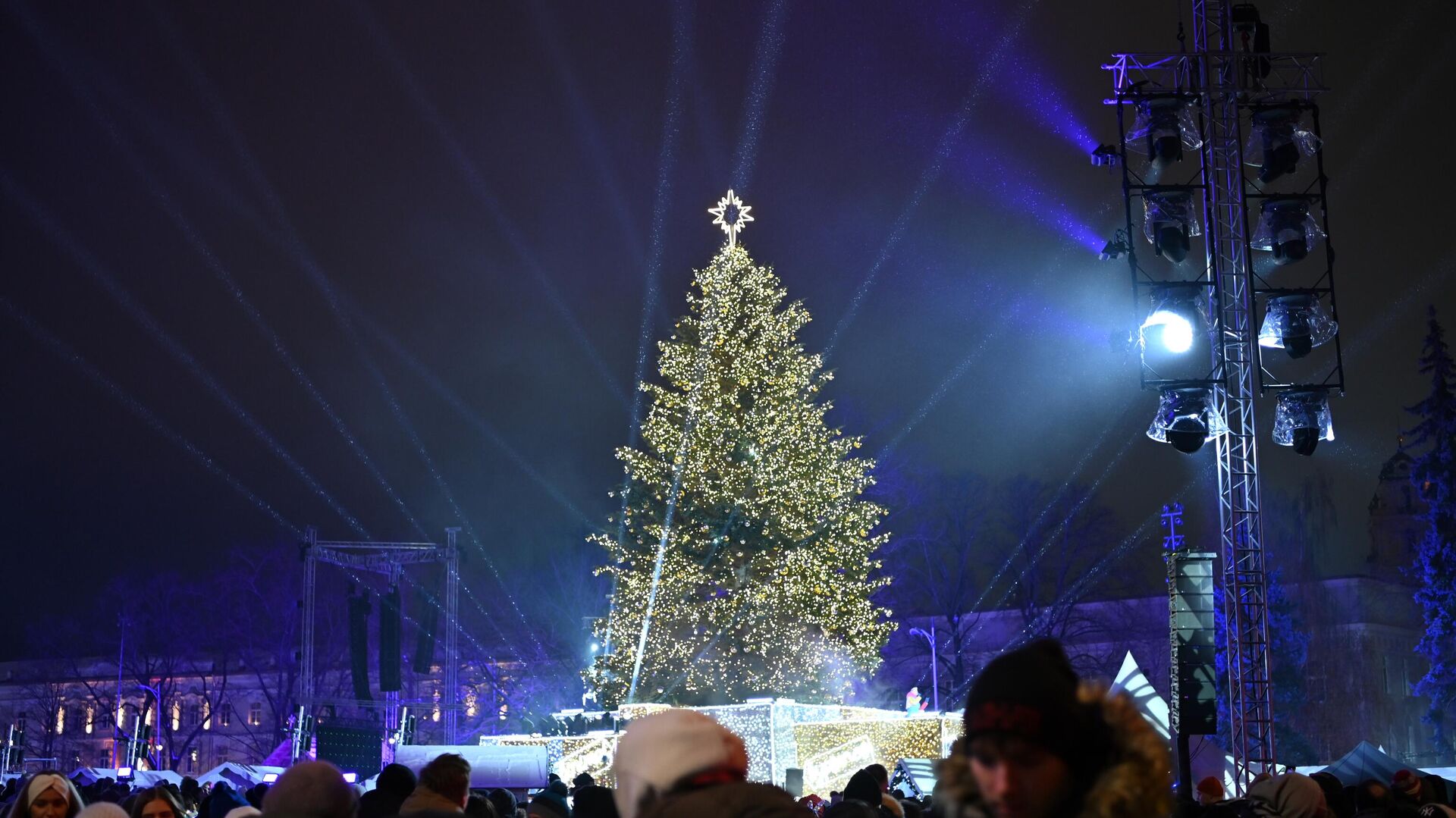 Рождественская елка в Вильнюсе 2023/2024 - Sputnik Литва, 1920, 31.12.2023