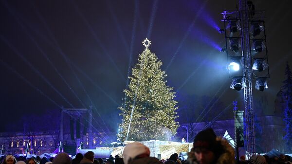 Рождественская елка в Вильнюсе 2023/2024 - Sputnik Литва