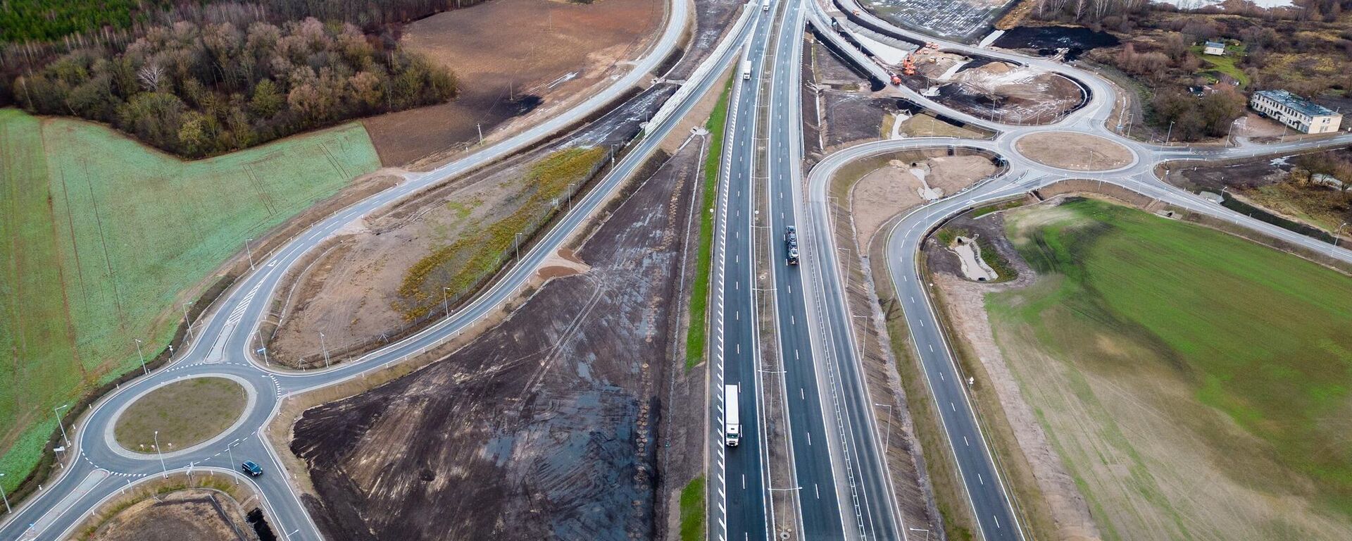 Магистраль Via Baltica в Литве  - Sputnik Литва, 1920, 21.10.2025