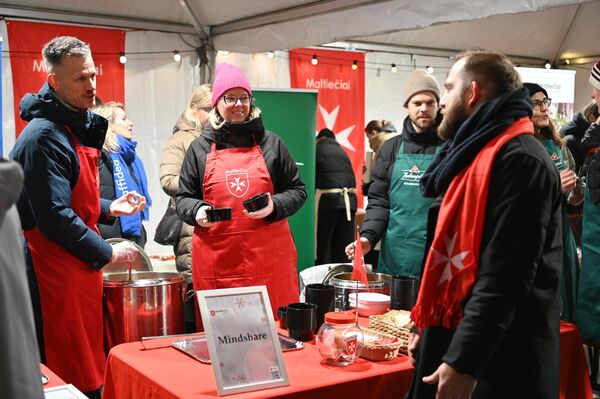 В Вильнюсе на Кафедральной площади 21 декабря прошла благотворительная акция 