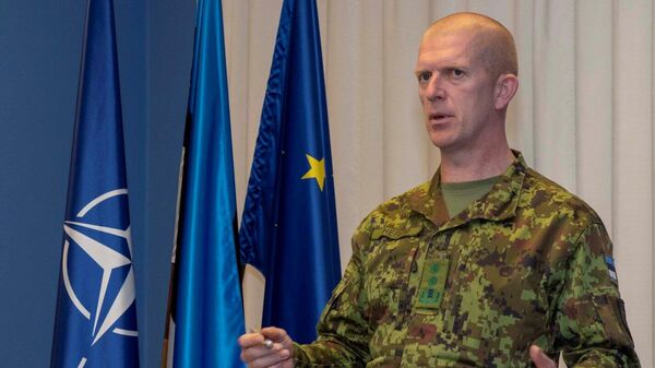 Командующий силами обороны Эстонии генерал Мартин Херем - Sputnik Литва