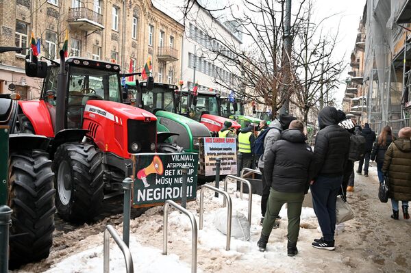 Вильнюсское городское самоуправление выдало разрешение на протест фермеров. - Sputnik Литва