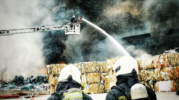 Работа литовских пожарных - Sputnik Литва