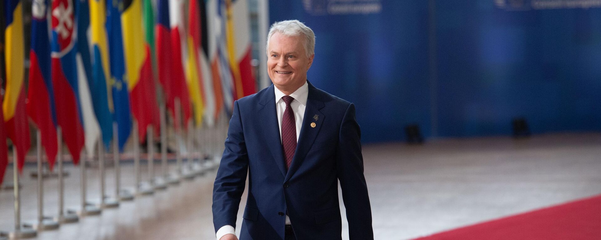 Президент Литвы Гитанас Науседа - Sputnik Литва, 1920, 02.02.2024