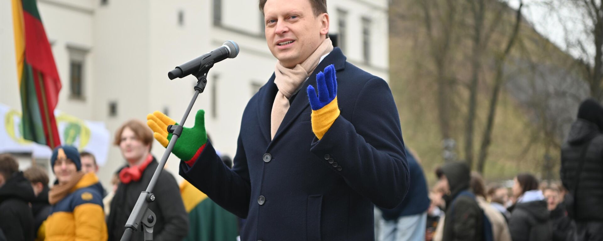 Мэр Вильнюса Валдас Бенкунскас  - Sputnik Литва, 1920, 25.02.2026