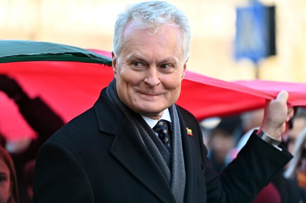 На фото: президент Литвы Гитанас Науседа. - Sputnik Литва