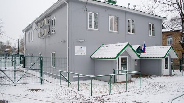 Пограничный пункт Ивангород на границе России и Эстонии, архивное фото - Sputnik Литва