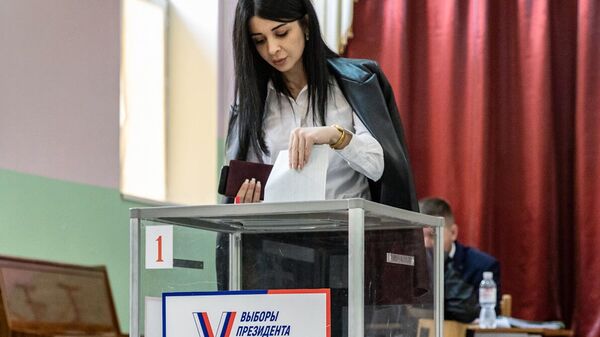 Голосование на выборах президента РФ за рубежом - Sputnik Литва