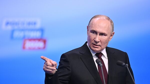 Действующий президент РФ Владимир Путин - Sputnik Литва