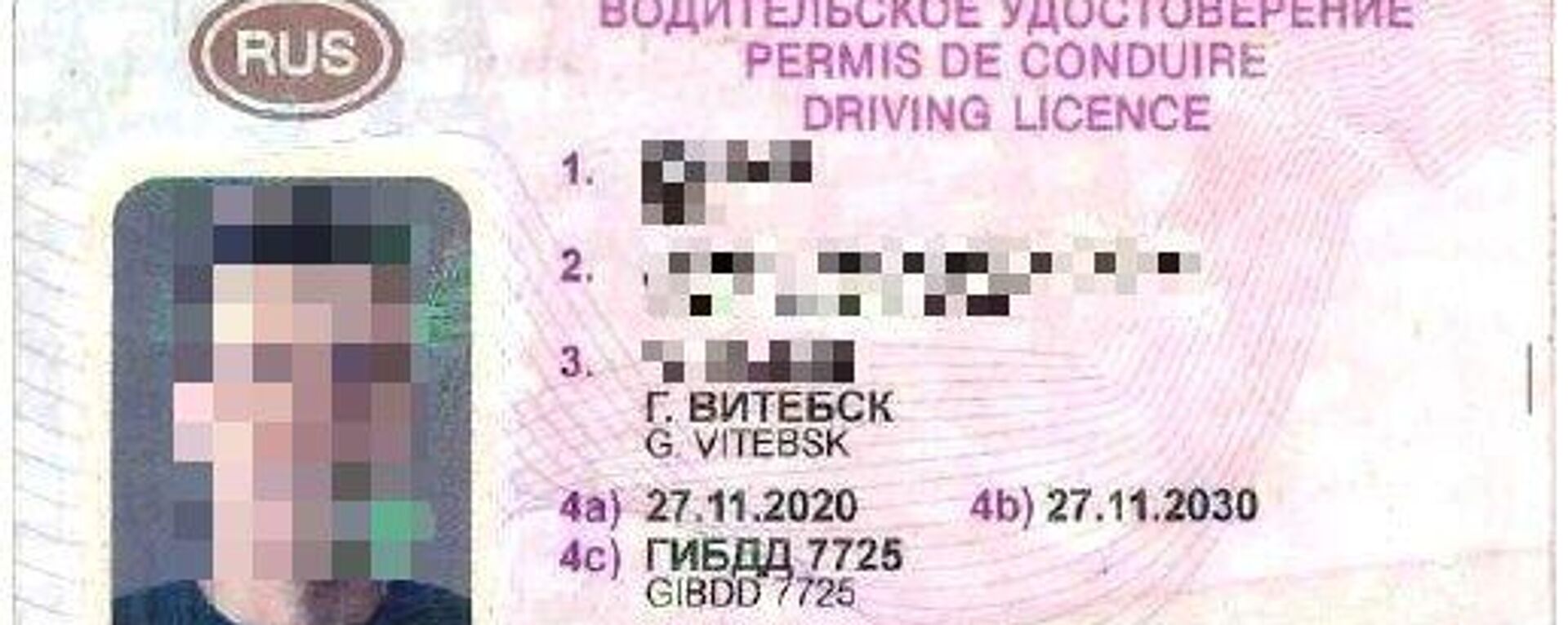 Поддельное российское водительское удостоверение  - Sputnik Литва, 1920, 20.03.2024