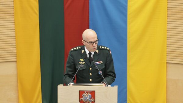 Командующий подразделением по интеграции сил НАТО в Литве полковник Петер Нильсен - Sputnik Литва