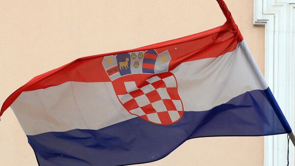 Флаг Республики Хорватия, архивное фото - Sputnik Литва