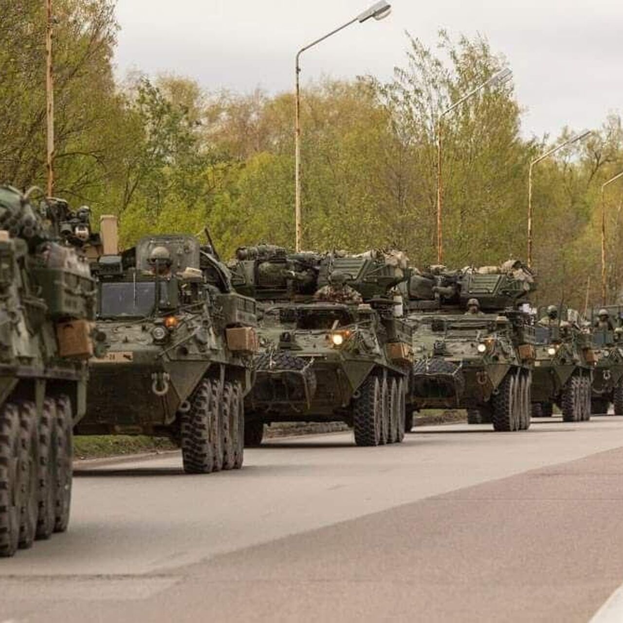 В Литве боевая техника НАТО 