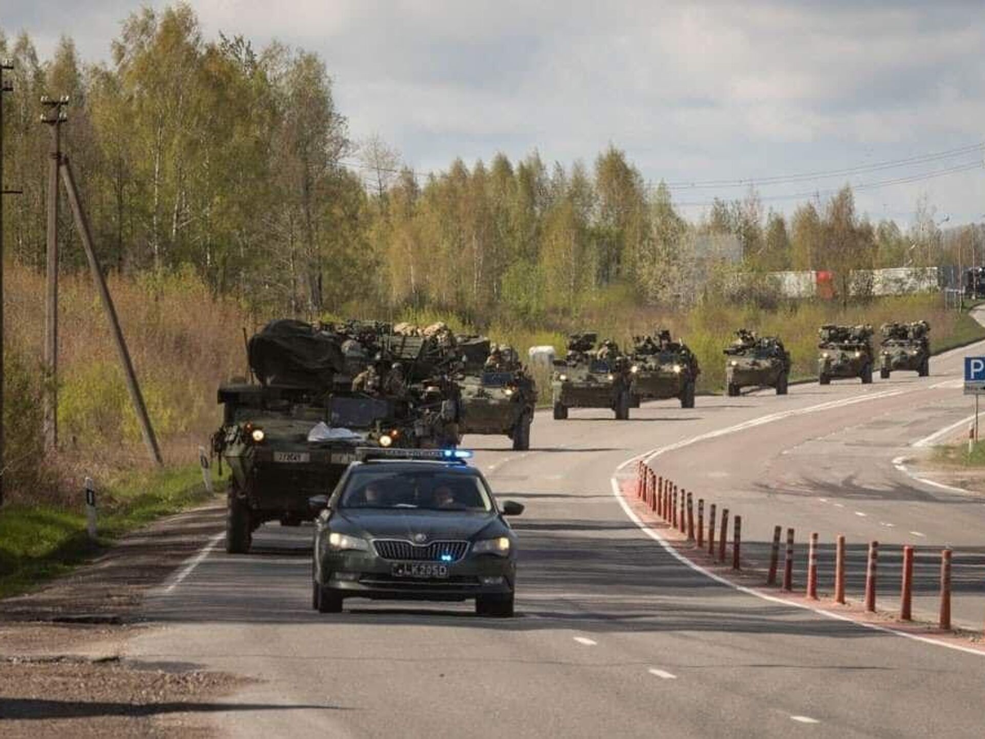 В Литве боевая техника НАТО 