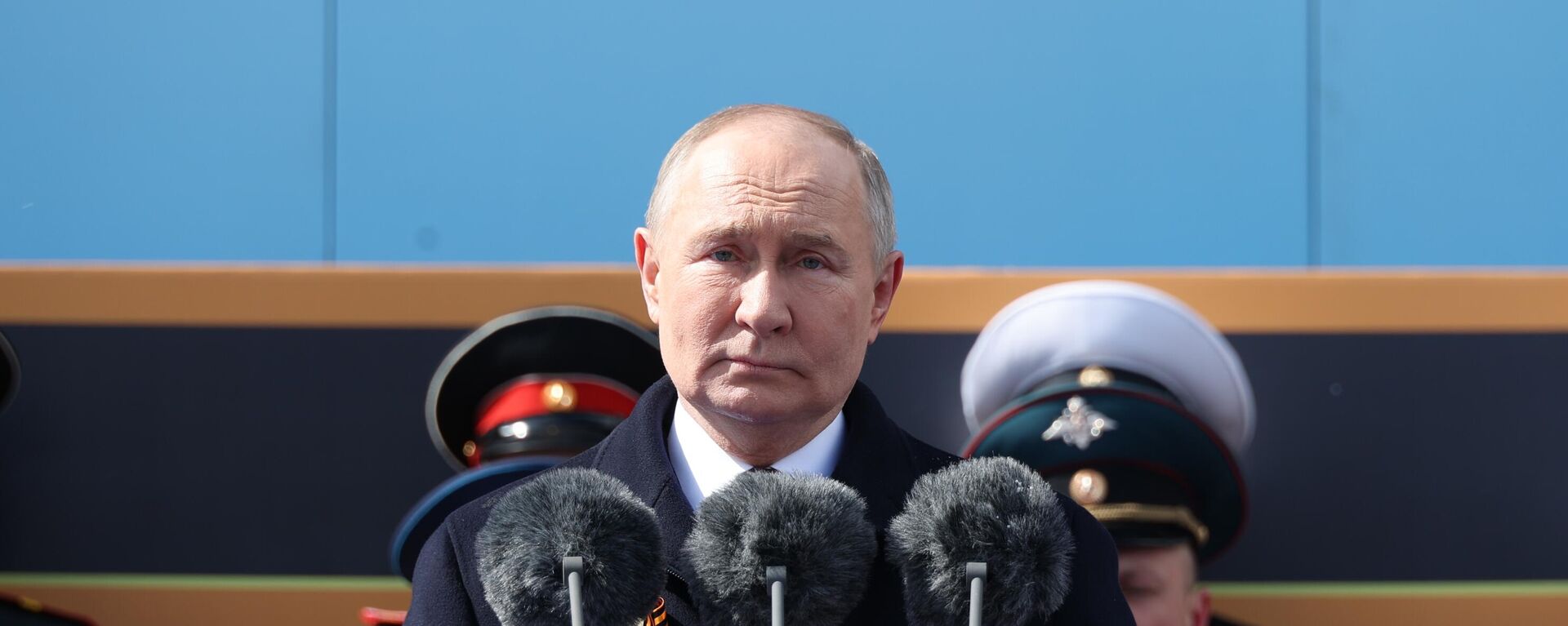 Президент Владимир Путин принял участие в параде Победы в Москве - Sputnik Литва, 1920, 09.05.2024