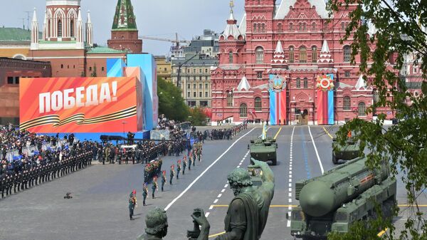 Военный парад, посвященный 79-й годовщине Победы в Великой Отечественной войне - Sputnik Литва
