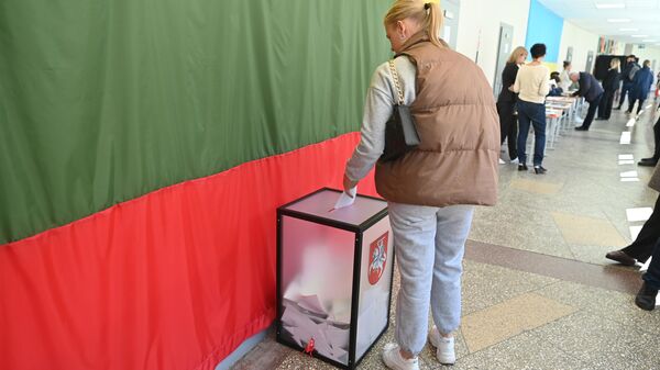 Голосование на выборах президента Литвы - Sputnik Литва