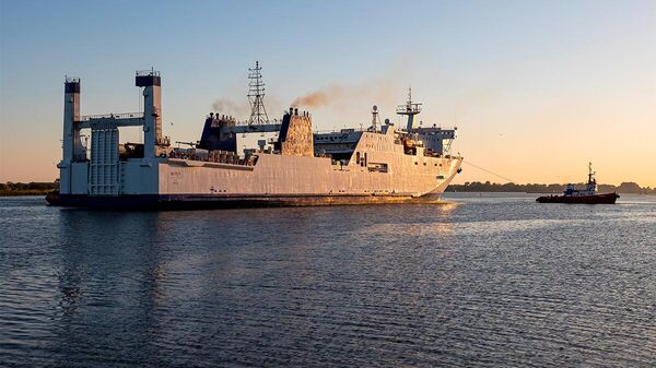 Грузопассажирский автомобильный паром Антей - Sputnik Литва