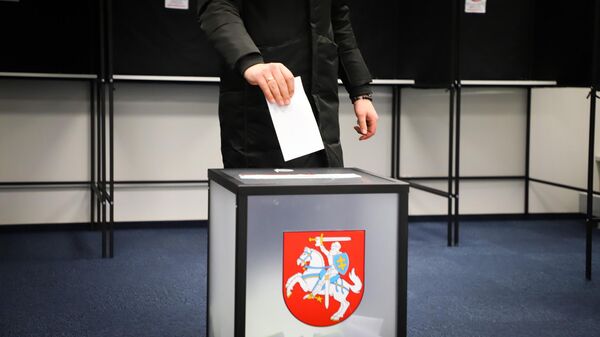 Голосование на президентских выборах в Литве   - Sputnik Литва