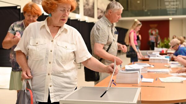 Досрочное голосование в Литве на выборах в Европарламент – 2024 - Sputnik Литва