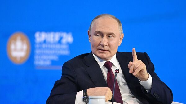 Президент России Владимир Путин  - Sputnik Литва