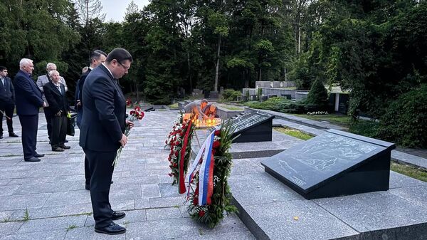Дипломаты России и Белоруссии в Литве отметили годовщину начала Великой Отечественной войны - Sputnik Литва