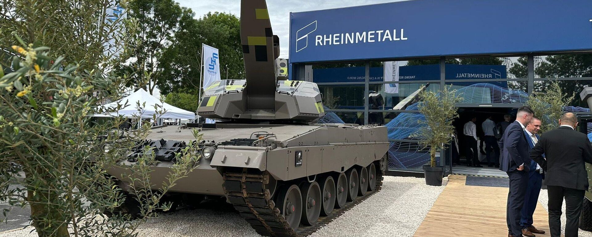 Логотип немецкого концерна Rheinmetall, архивное фото - Sputnik Литва, 1920, 02.10.2024