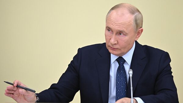 Президент России Владимир Путин  - Sputnik Литва