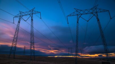 Линия электропередач, архивное фото