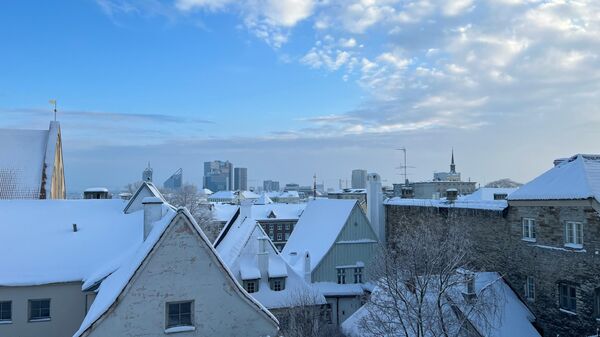 Вид Таллина зимой, архивное фото - Sputnik Литва