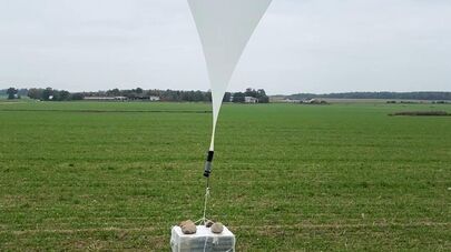 Метеозонд с контрабандой сигарет из Белоруссии