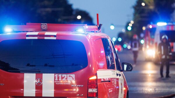 Автомобиль службы пожарной безопасности Литвы, архивное фото - Sputnik Литва