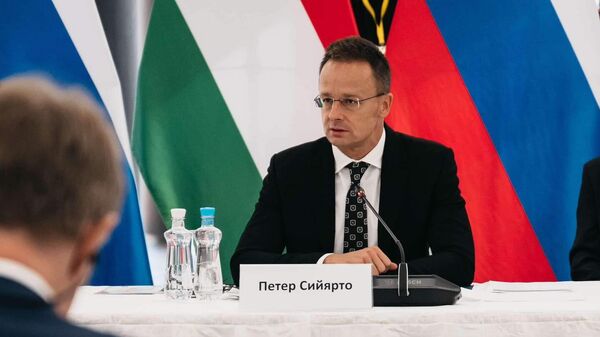 Министр иностранных дел и внешнеэкономических связей Венгрии Петер Сийярто, архивное фото - Sputnik Литва