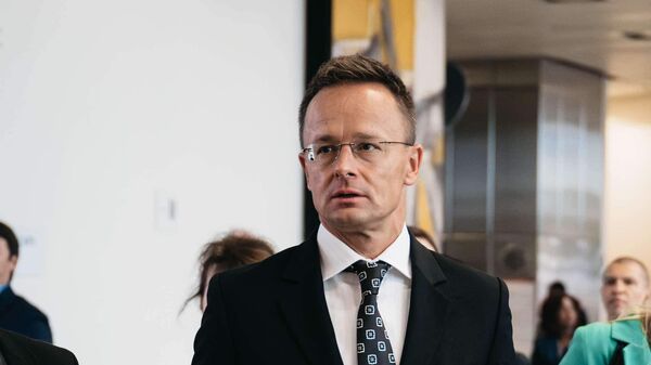 Министр иностранных дел и внешнеэкономических связей Венгрии Петер Сийярто, архивное фото - Sputnik Литва