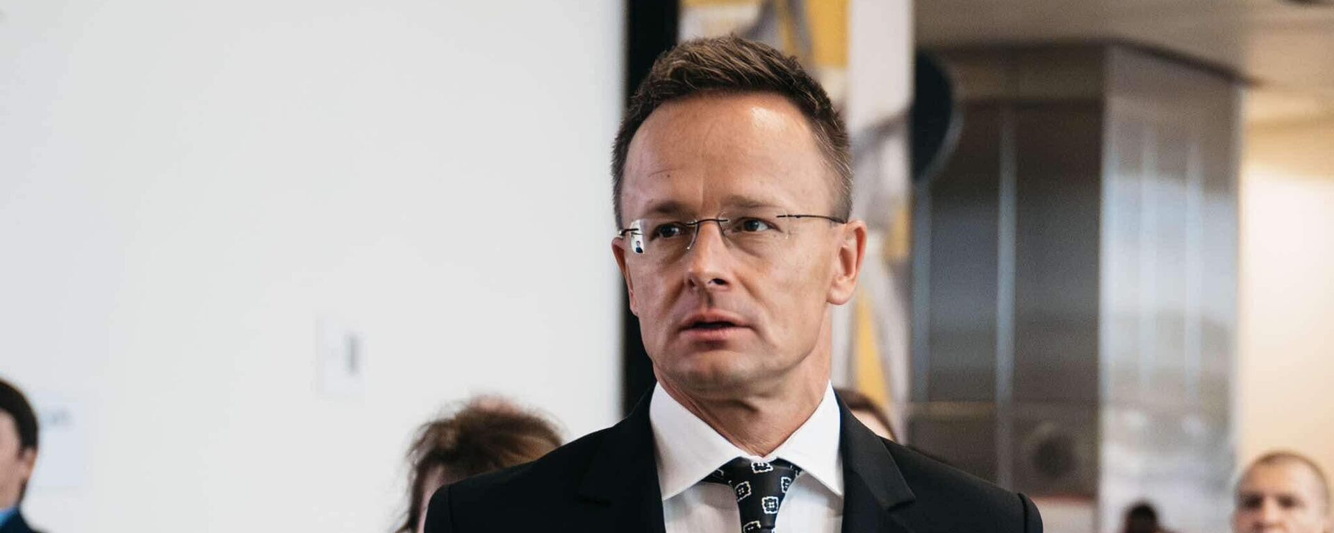 Министр иностранных дел и внешнеэкономических связей Венгрии Петер Сийярто, архивное фото - Sputnik Литва, 1920, 28.10.2025