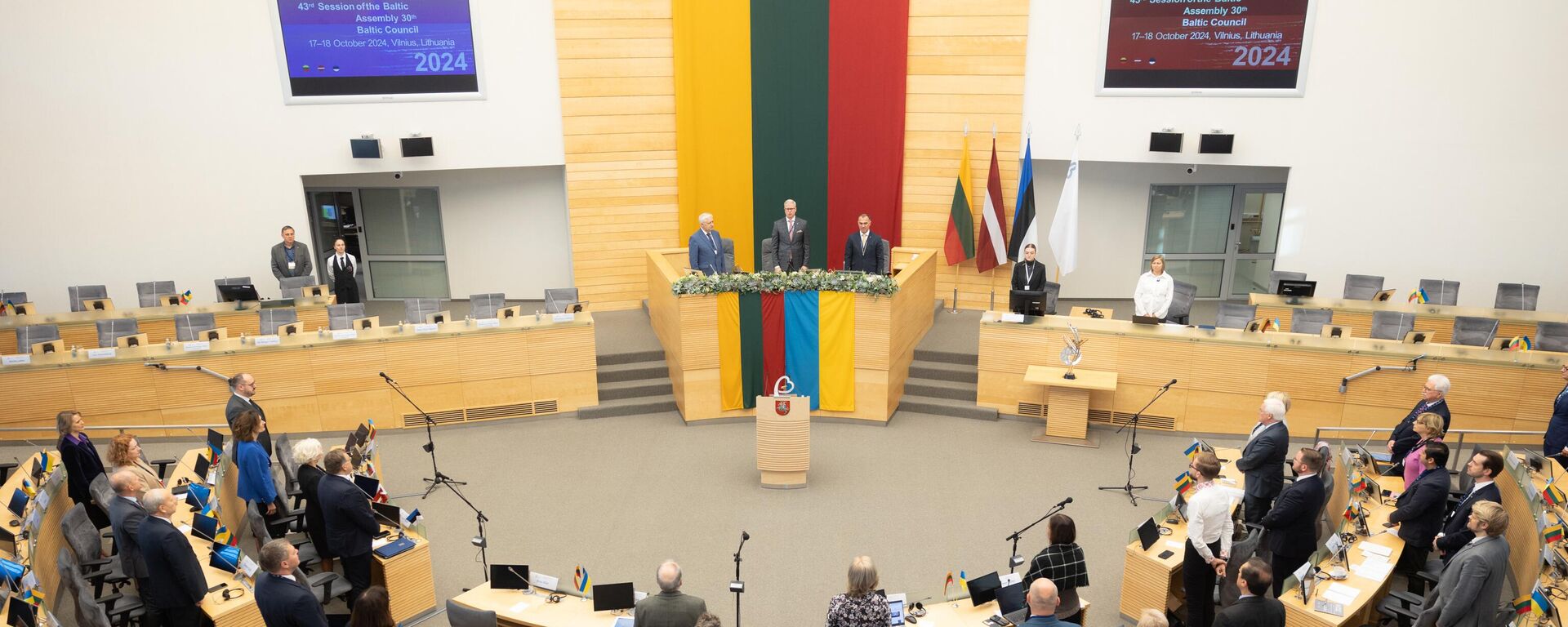 Зал заседаний Сейма Литвы, архивное фото - Sputnik Литва, 1920, 14.10.2025