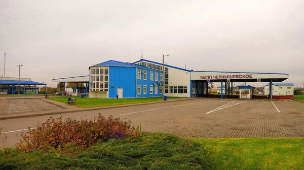 Пропускной пункт Чернышевское на границе России и Литвы, архивное фото - Sputnik Литва