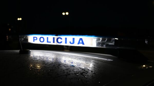Автомобиль литовской полиции, архивное фото - Sputnik Литва