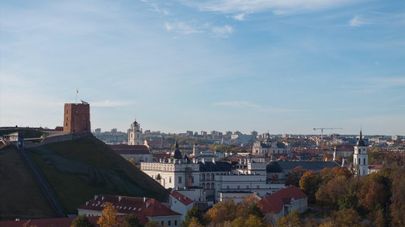 Вид Вильнюса, архивное фото
