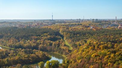 Вид Вильнюса, архивное фото