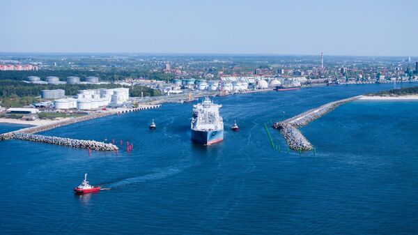 Судно-хранилище СПГ Independence, архивное фото - Sputnik Литва
