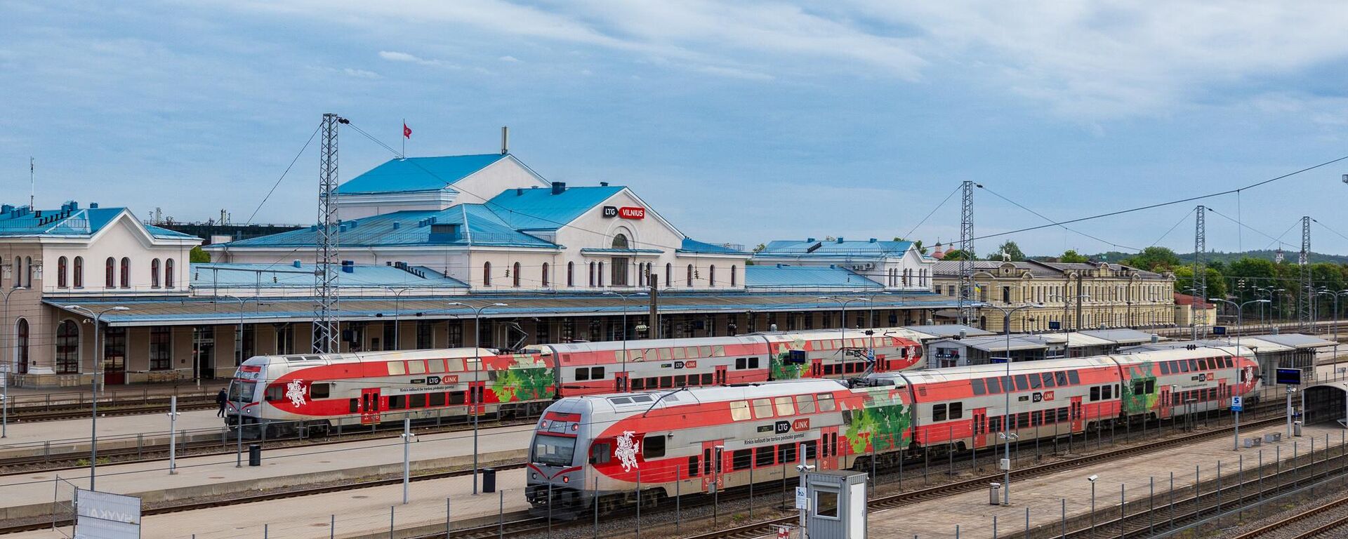 Железнодорожный вокзал Вильнюса, архивное фото - Sputnik Литва, 1920, 01.04.2026